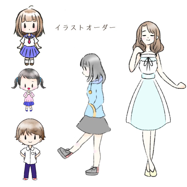 最短即日！ちょっとしたイラスト描かせて頂きます ご希望にそったイラストを描かせていただきます イメージ1