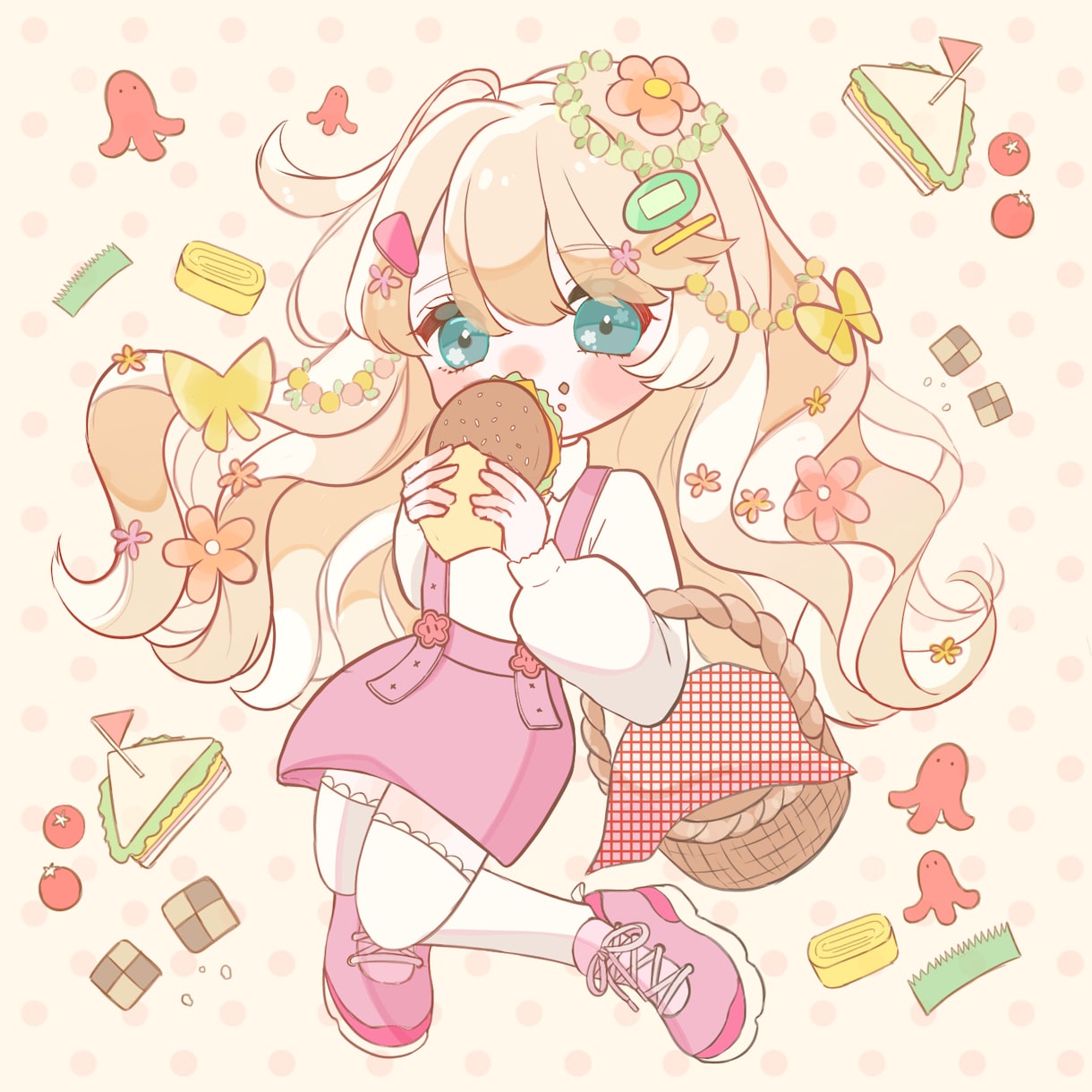 かわいいデフォルメ（SD）イラスト描きます 明るい色使いでさらに可愛さプラス！ラフ画修正無制限で安心 イメージ1