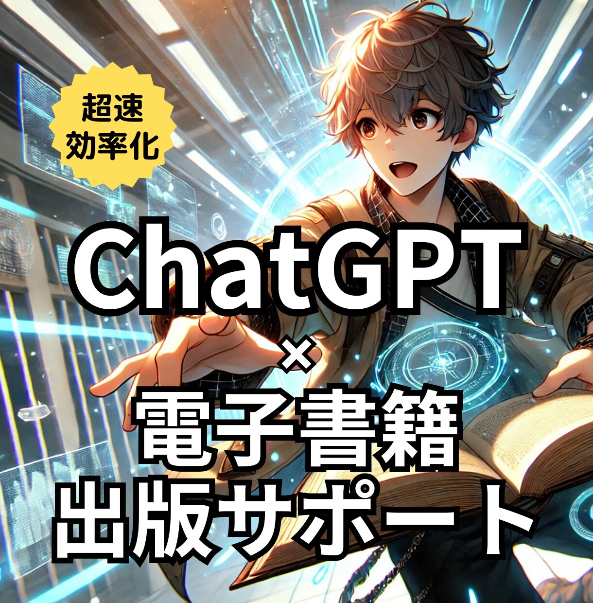 ChatGPT活用！電子書籍の出版サポートします 執筆も編集もラクラク！誰でも簡単にKindle作家デビュー イメージ1
