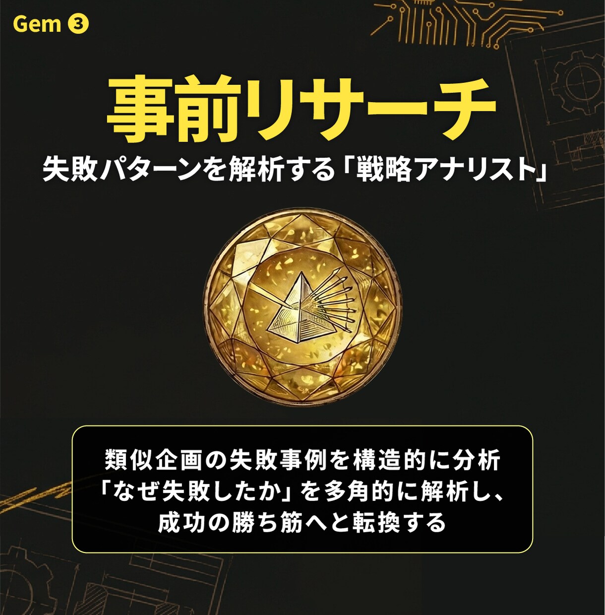 業務効率化に役立つGem6つをセット配布します あなた専用の6人の右腕「専門家チーム」を手に入れましょう イメージ6