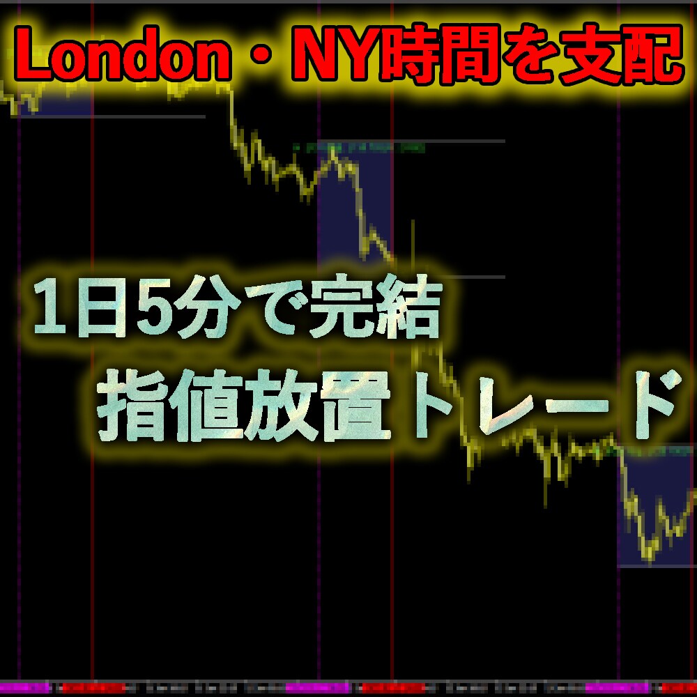 5分で完結！表に出なかった指値放置トレード教えます London時間・NY時間を支配する指値放置トレード手法伝授 イメージ2