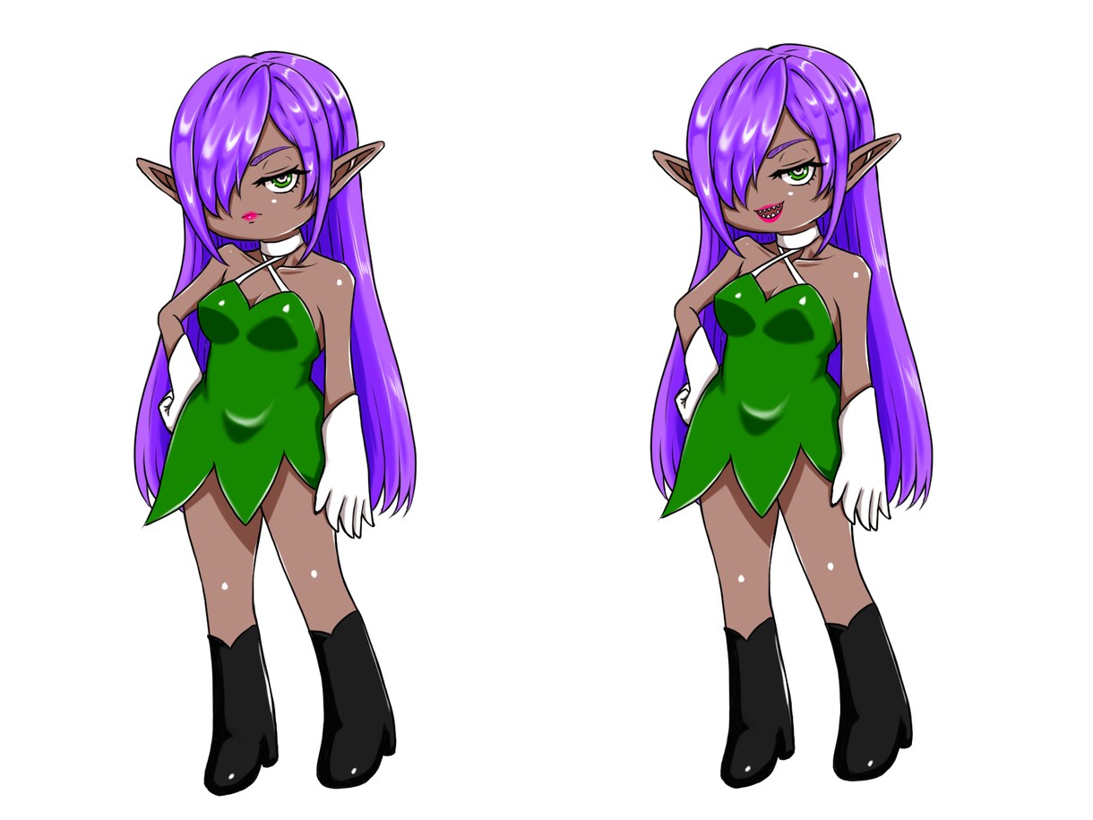 ニッチな属性のカートゥーン調オリキャラ制作します デフォルメしたオリジナリティーの高いカートゥーン調イラスト イメージ3
