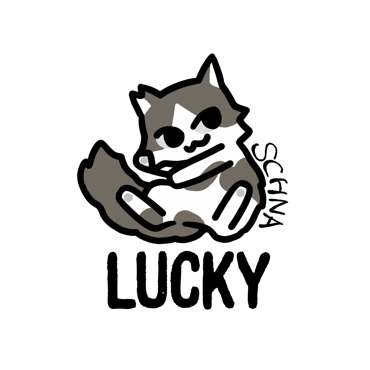 シンプル可愛い！モノクロ猫イラスト描きます ペットイラスト・おうちの猫ちゃんをSNSアイコンなどに イメージ1