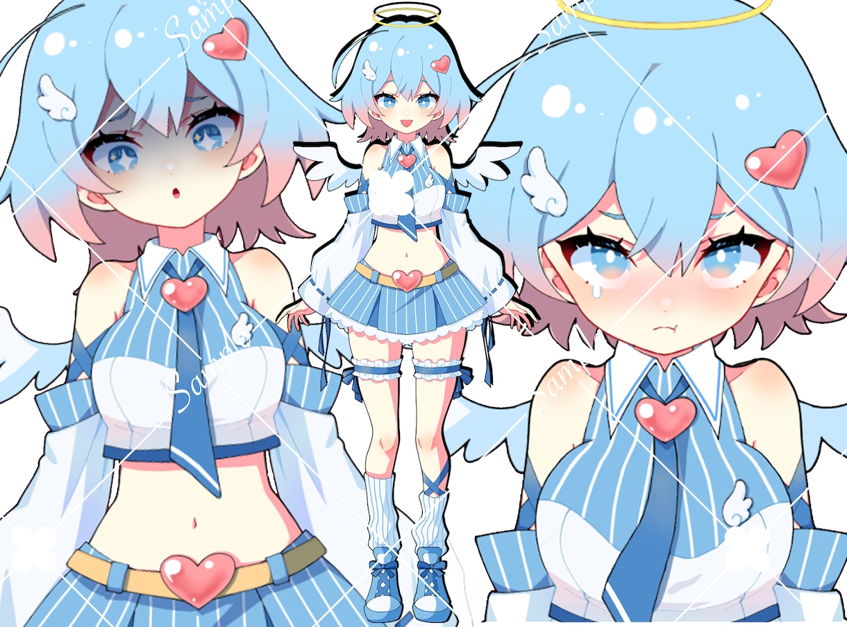 １枚絵のパーツ分けご相談ください。対応します VtuberLive2dモデリング対応中 イメージ2