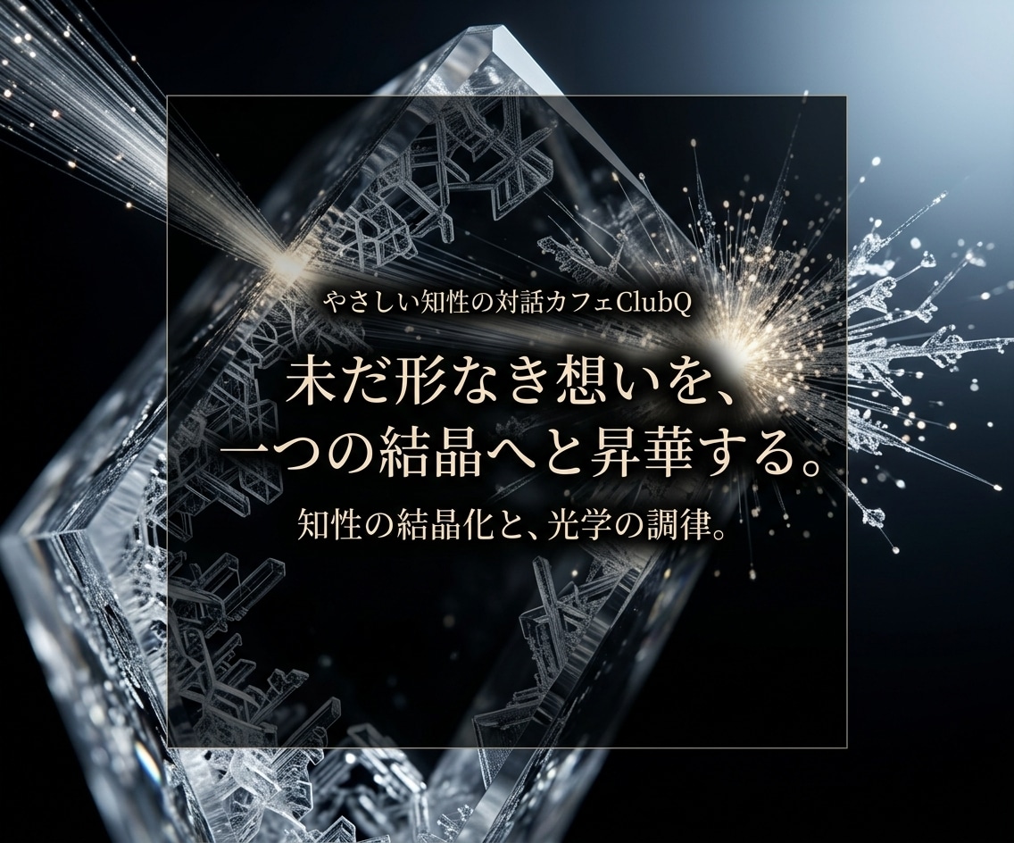 あなたの言葉と美学を映す透明な光学の画像を作ります 美学を持つ発信者様へ。静寂と光が宿る知的なキービジュアル制作 イメージ5