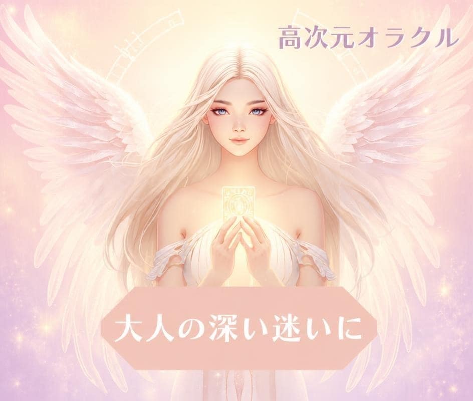 大人の深い悩みに高次元オラクルが輝く未来へ導きます 人生、恋愛、夫婦、仕事、人間関係…大人の深い迷いを紐解きます イメージ1
