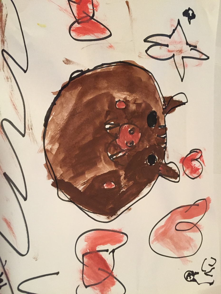 子供が書いた、☆夢カワイラスト☆、提供します お絵かき好きな５歳。 カワイイをテーマに楽しんで書いています イメージ4