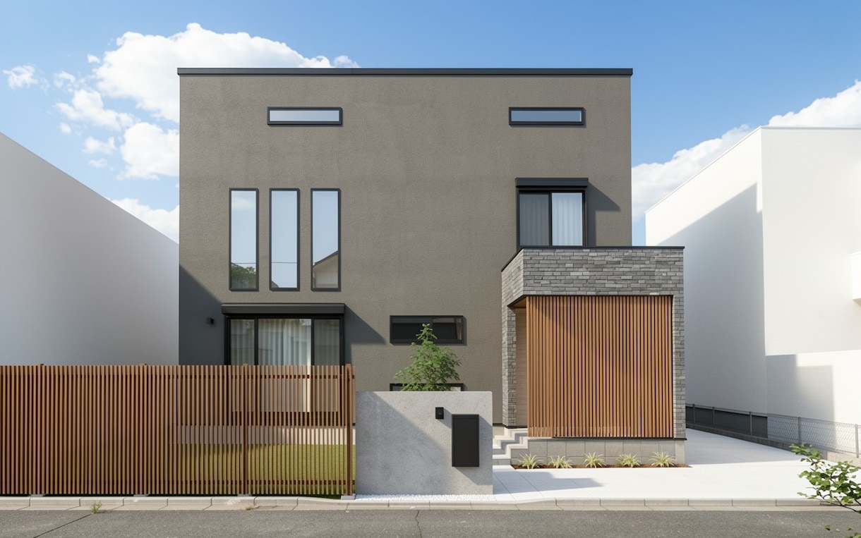 建てる前に外観デザインをCGで確認します 完成後の「イメージ違い」を外観CGで防ぎます イメージ2