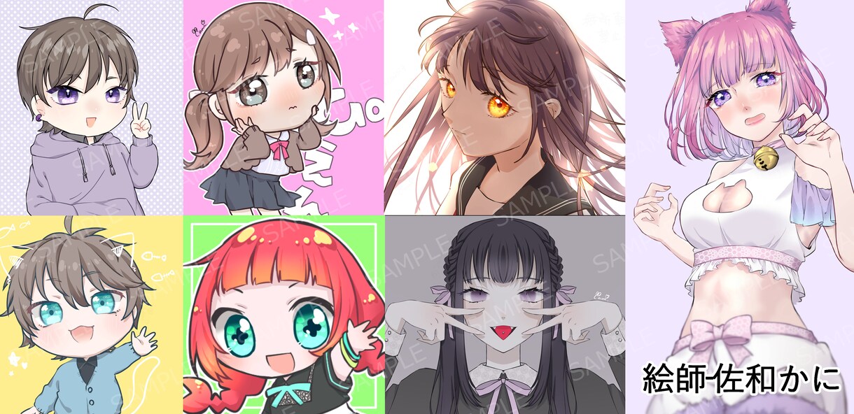 Vtuber用綺麗に動くLive2Dモデル作ります 今だけ期間限定の格安価格！好みの絵柄の持ち込みも歓迎！ イメージ2