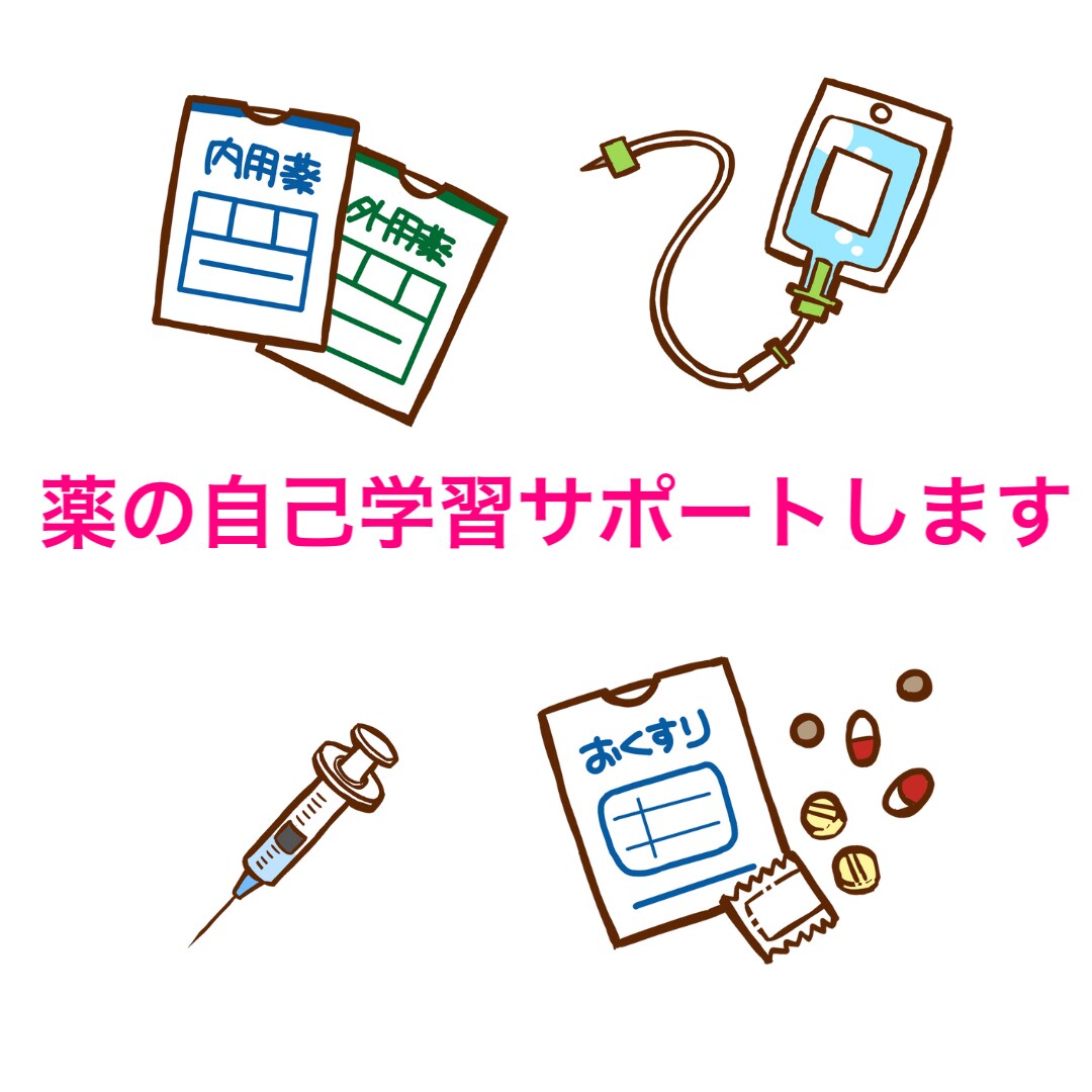 看護学生の実習での薬の自己学習サポートします 意外と時間のかかる薬の自己学習...任せてみませんか？ イメージ1