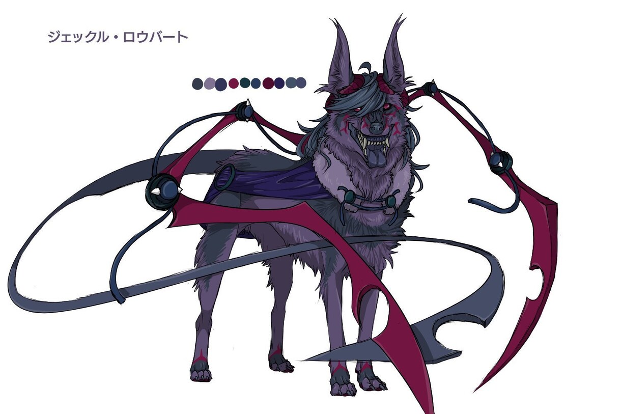 個性溢れるキャラクターデザインを承ります 塗りや絵柄が選べるキャラクターデザイン イメージ4