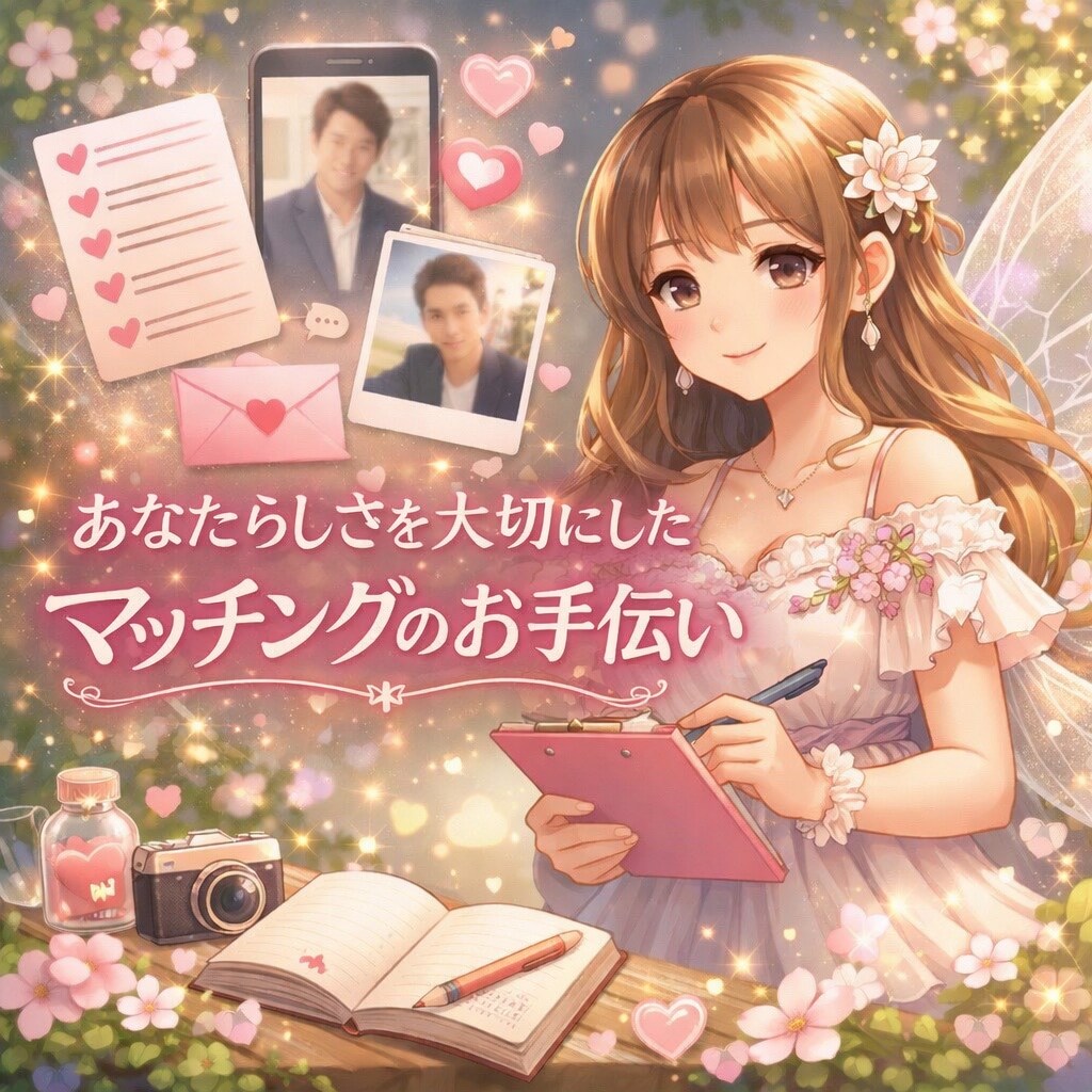 女性目線で好印象なプロフィールに添削します あなたらしさを大切に丁寧に添削します♡ イメージ1