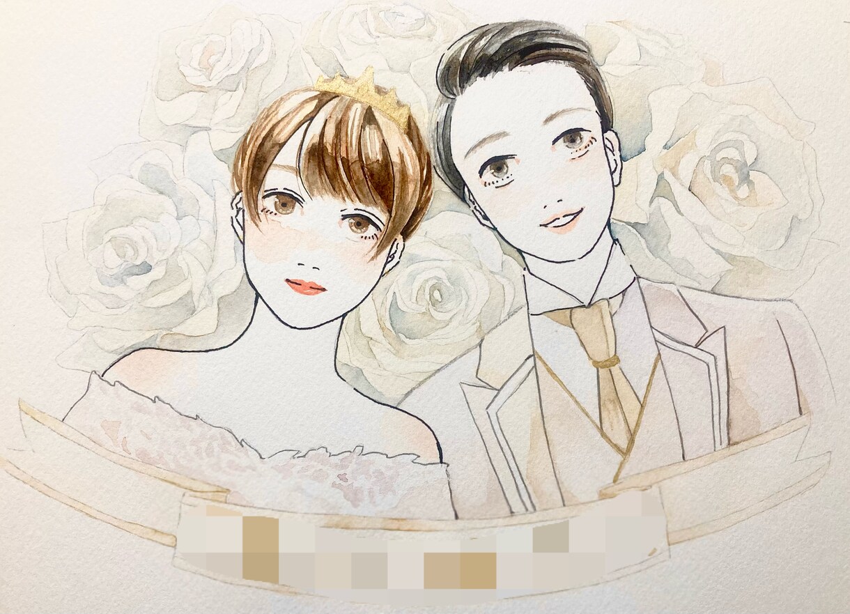 ウェルカムボード用のイラスト描きます これから結婚式のウェルカムスペース作成が必要なあなたへ。 イメージ1