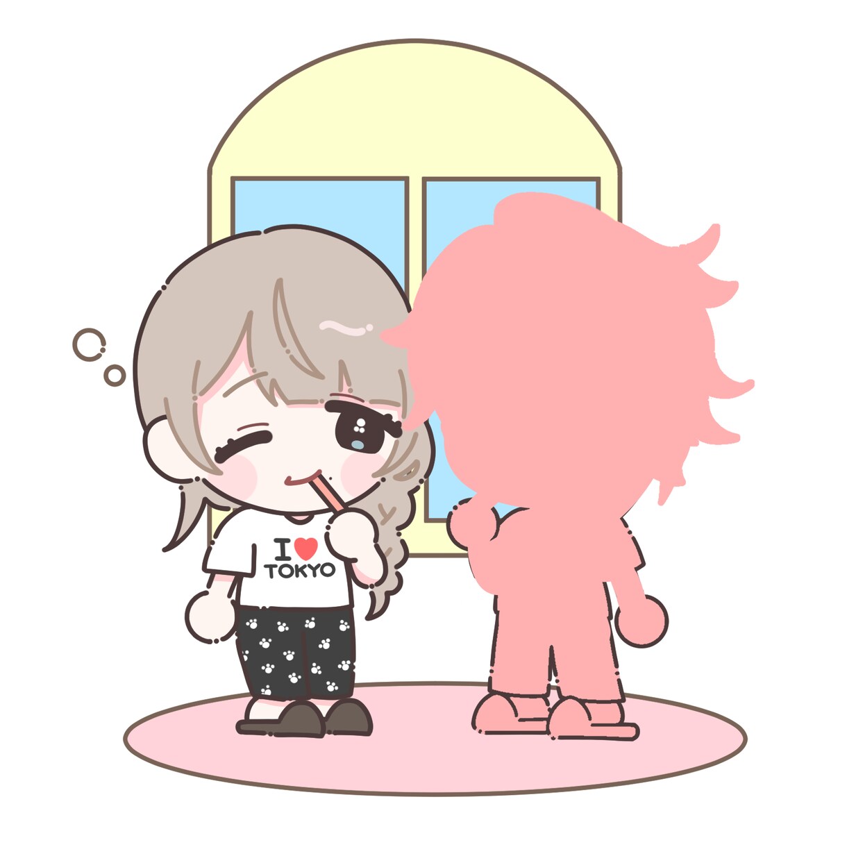 ゆるっとポップなかわいいイラスト描きます ひとクセあるデフォルメイラストです♪ イメージ3