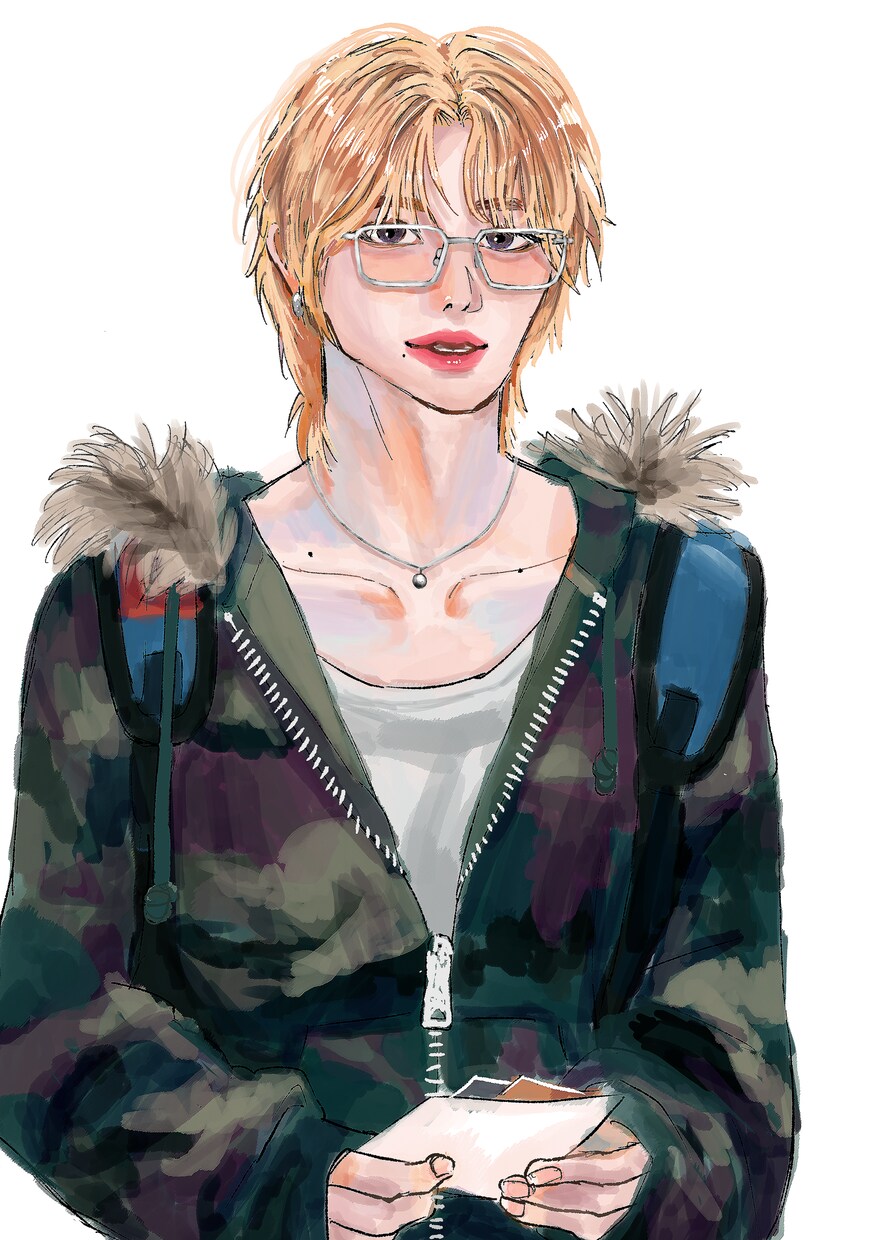 K-POPアイドル少女漫画風似顔絵を描きます あなたの推しみたいに！主役にさせます✮*｡ﾟ イメージ10