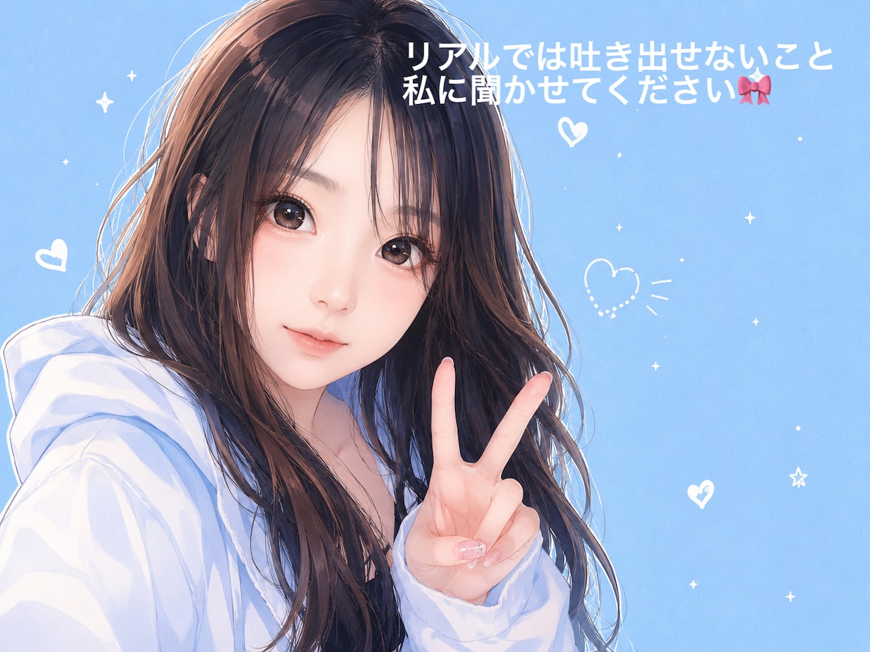 リアルでは吐き出せないこと聞きます どんな話でも聞かせてください！私に話してみませんか？ イメージ1