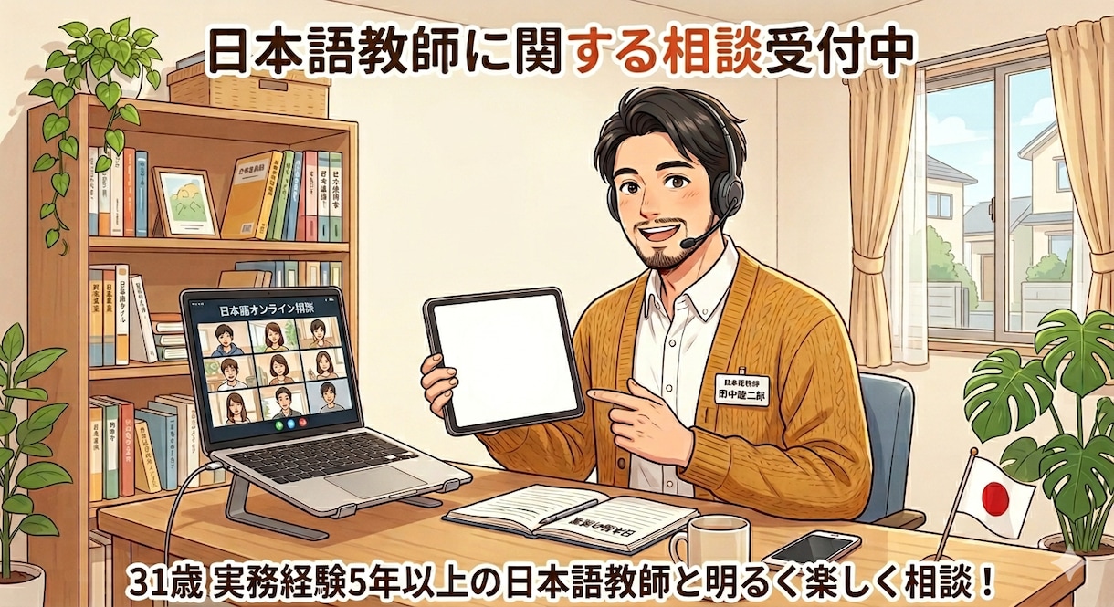 日本語教師になりたい方へ、キャリア相談に乗ります 就職・転職相談を実務経験を基にアドバイスします！ イメージ1