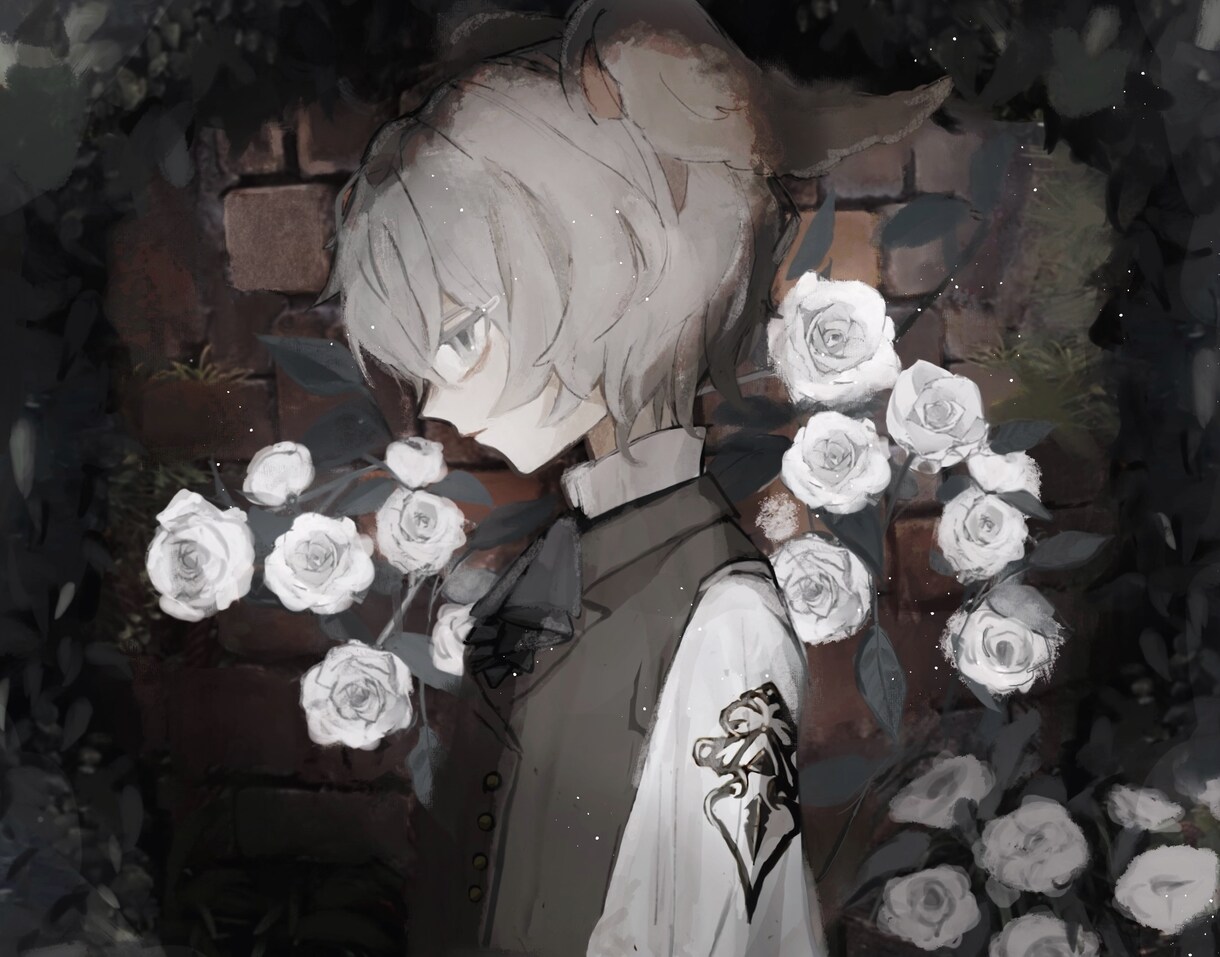 暗めのイラスト･立ち絵・デザインまで幅広く描きます アイコン、サムネ、MV用等々お気軽にご相談ください！ イメージ6