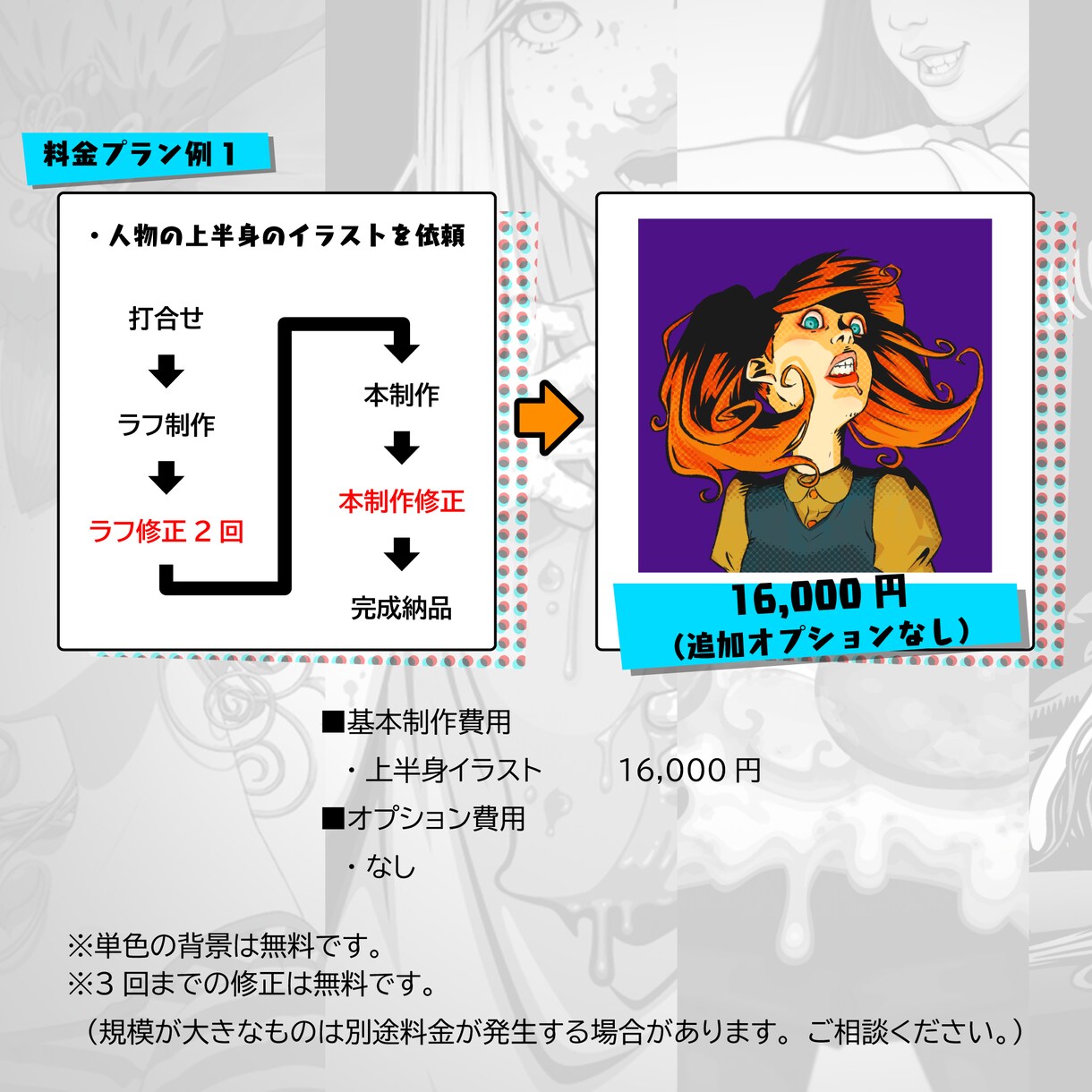おしゃれでポップなイラストを制作します トップ画像でピンときた方は見ていって下さい！ イメージ9