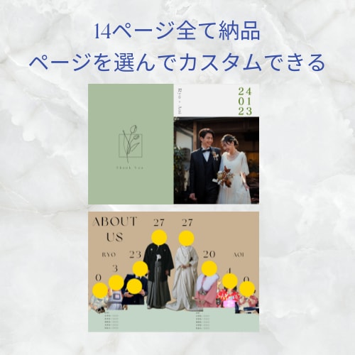 最安値！プロフィールブック作成できます 【操作資料付】スマホで簡単！お洒落な一冊を。 イメージ1