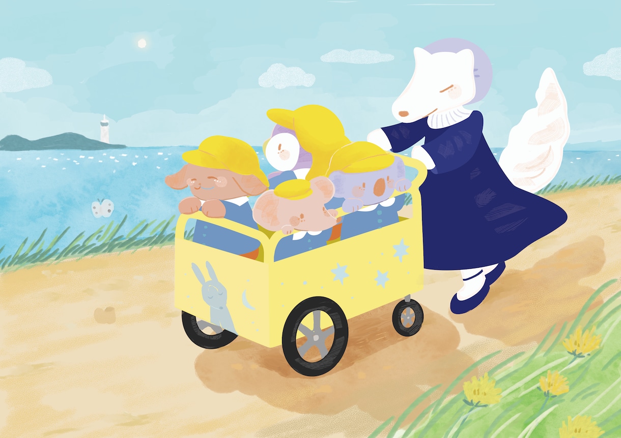 ぬくもりあるタッチで一枚絵をお描きします 絵本のような世界観で見た人と心をつなげるイラスト イメージ3