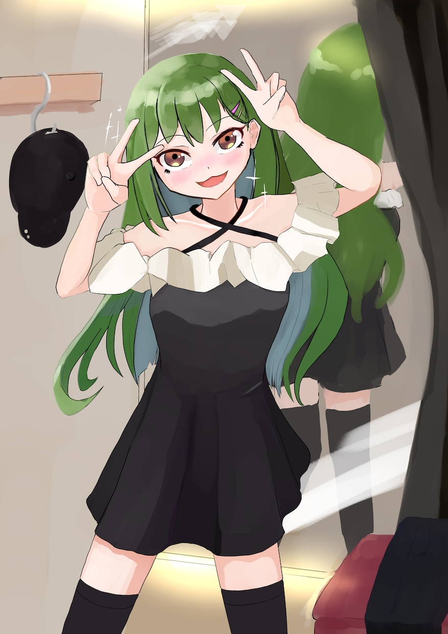 SNSアイコン/一枚絵/動画用イラスト描きます キャラクターデザイン・立ち絵・SNSヘッダーも対応！ イメージ1