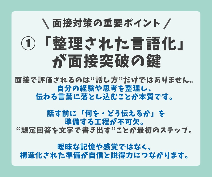 5名限定面接対策｜想定質問集と回答例を作成します 面接が苦手な人も安心｜面接でよく聞かれる質問と回答を提供 イメージ3