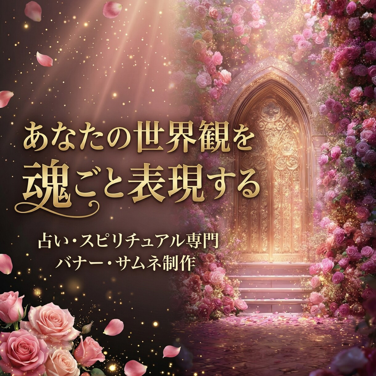 占い・スピリチュアル専門！バナーを制作します あなたの世界観を魂ごと表現します イメージ1