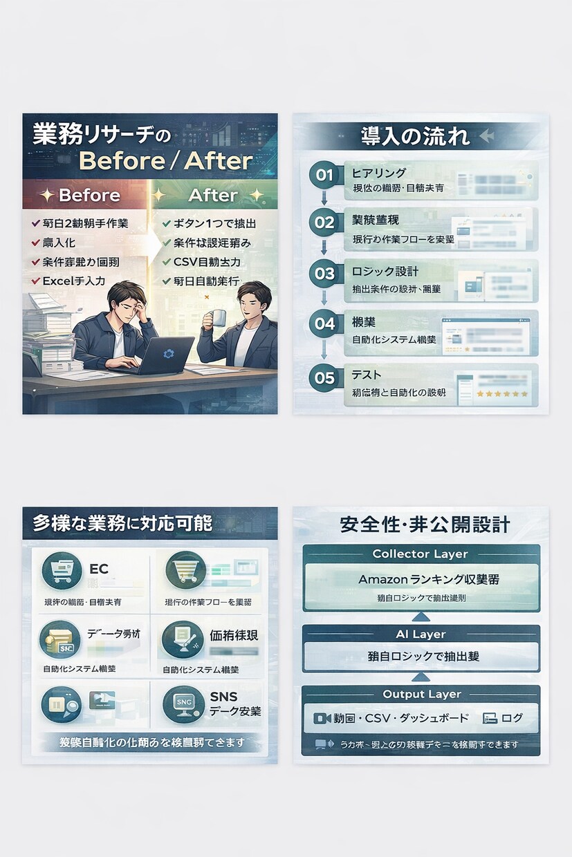 EC・物販の業務自動化を設計から構築まで対応します 物販・EC事業の業務効率化を支援します イメージ2
