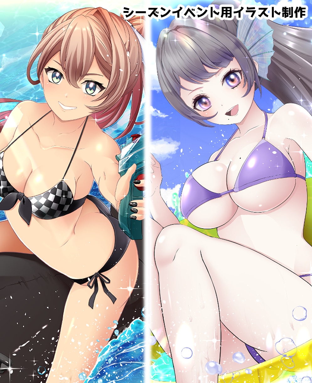 かわいい！セクシー！高品質なイラストをお描きします キービジュアル、サムネイル、グッズ、壁紙などに イメージ5