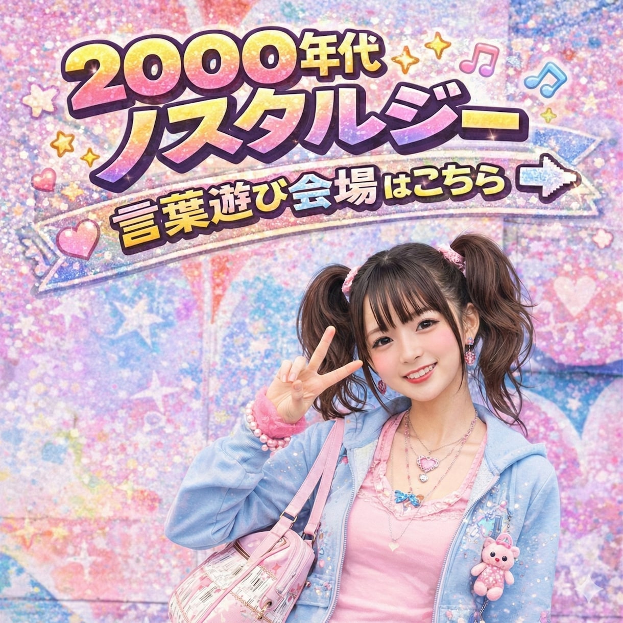 2000年代ノリで踊る⤴︎言葉遊びカーニバルします 【悲報】ワイの悩み、言葉遊びでスレ立てした結果ｗｗ（＾ω＾） イメージ1