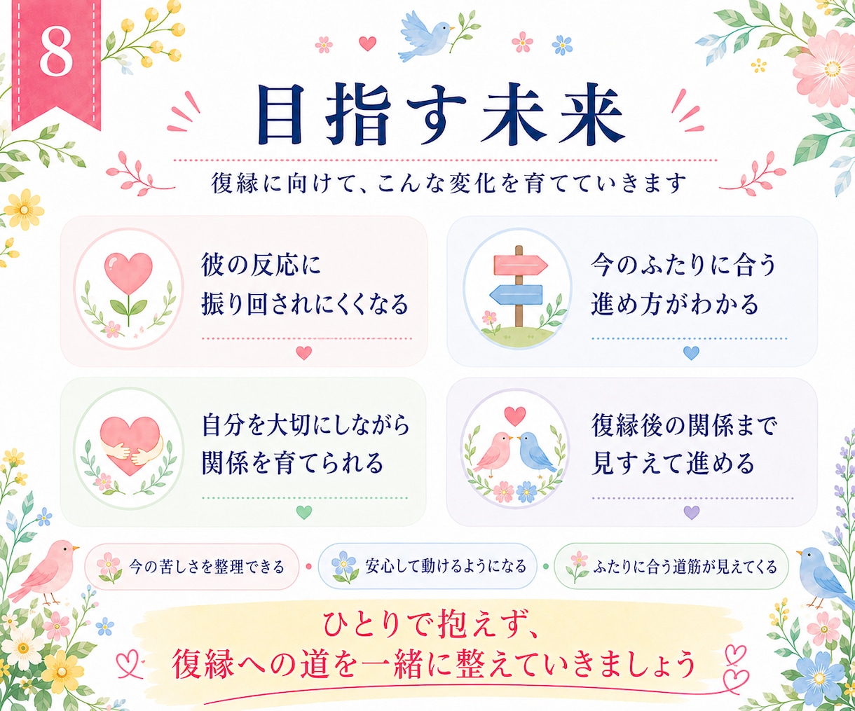 チャット相談付き｜彼を攻略する復縁設計書を作ります 算命学×愛着理論×神経×現実創造で自分と彼を徹底分析して攻略 イメージ7