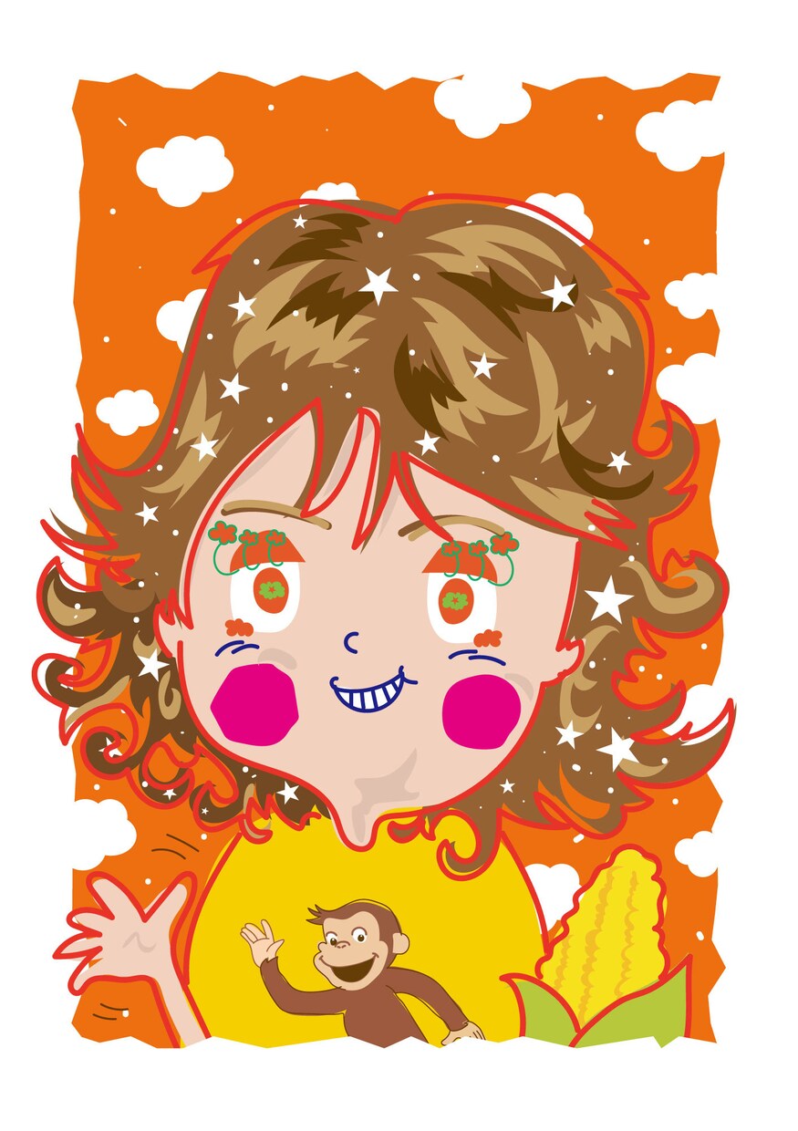あなたをPOPなキャラに仕上げます 他とは違う個性的な似顔絵を表現します。 イメージ6