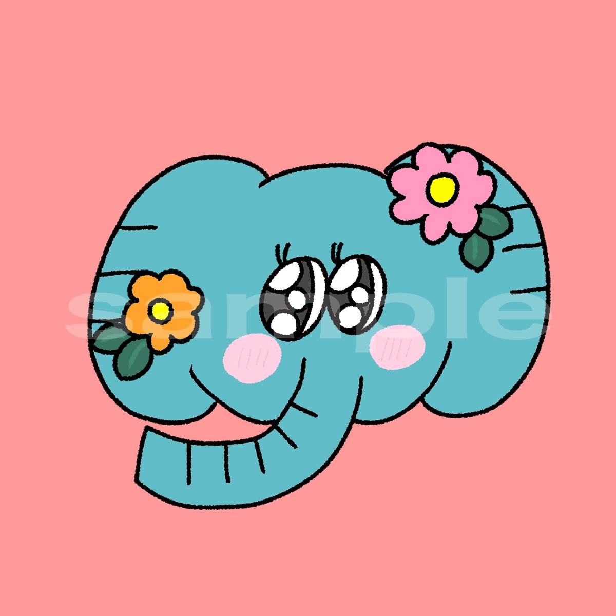 ポップなイラスト描きます ゆるくかわいいポップイラスト描きます♬ イメージ3