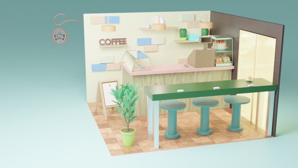 小道具やオリジナルの部屋などを3DCG製作します ご希望に沿って柔軟に対応させていただきます イメージ4