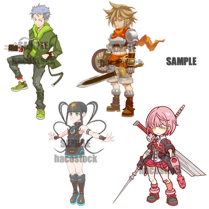 立ち絵、制作します POP･SF･ファンタジーなど！幅広い世界観に対応。 イメージ2