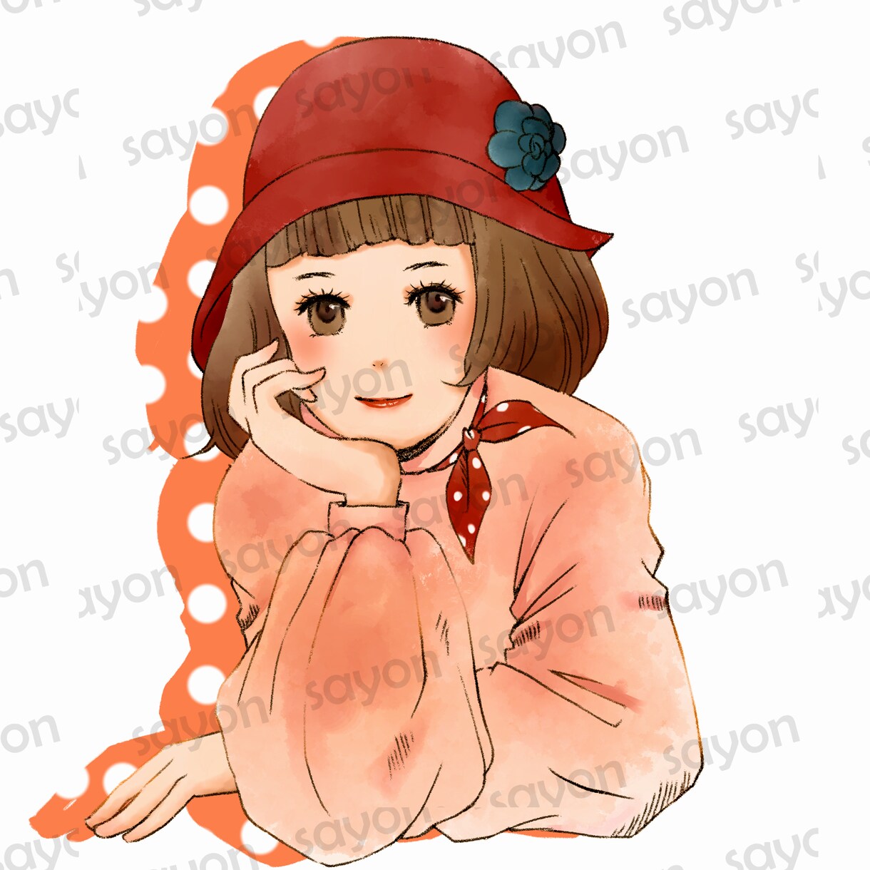 中華風/レトロ風の創作イラストをお描きします アイコン/SNSアイコン/オリジナル/創作/キャラクター イメージ1