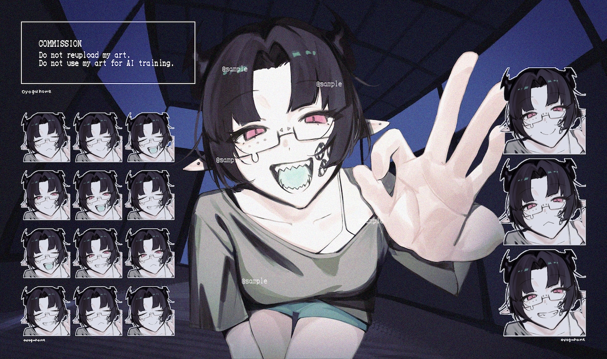 イラスト全般お描きします アイコン、MV用、TRPG立ち絵、キャラクターデザイン等 イメージ7