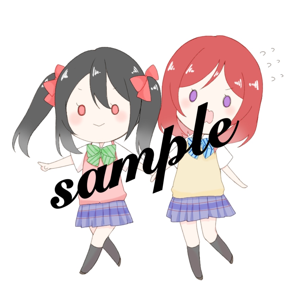あなただけのためのSNSアイコンお描きします かわいいコテキャ・2次創作キャラアイコンはいかがですか〜！ イメージ2