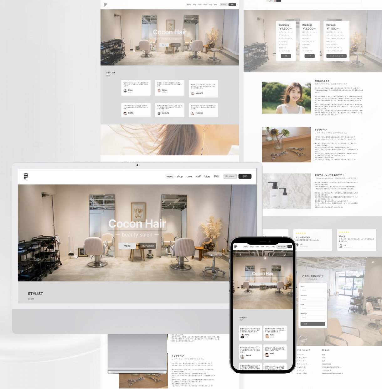更新簡単！StudioでHP制作いたします おしゃれなサイトを高品質、低価格でご提供いたします！ イメージ9