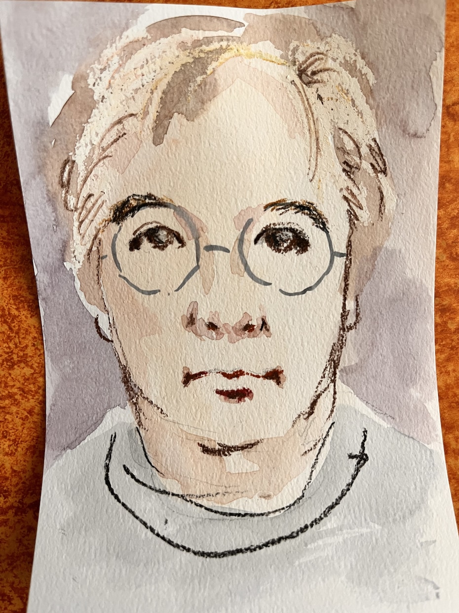大切な人の似顔絵描きます 透明水彩であなたの大切な方へのプレゼントの似顔絵を描きます イメージ3