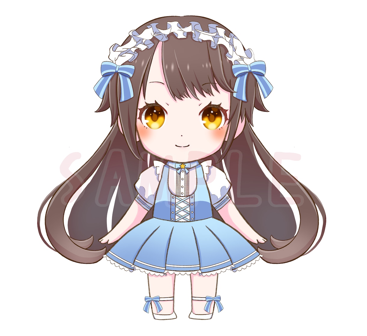 ゆる可愛いデフォルメキャラでアイコンお描きします SNS等で利用できるミニキャラちびキャライラスト作成します イメージ2