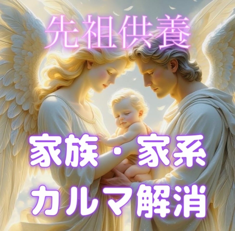家族間や家系のカルマの解消ワーク★因縁解きます なぜか上手くいかない家族関係の根源を解消し、自由になります。 イメージ2