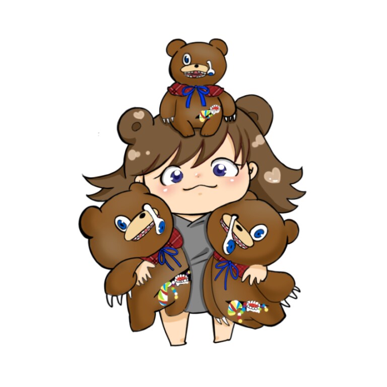 エモート・スタンプ用のイラスト(6個)作成します サブスクに入りたくなるような可愛いエモート作成します。 イメージ5