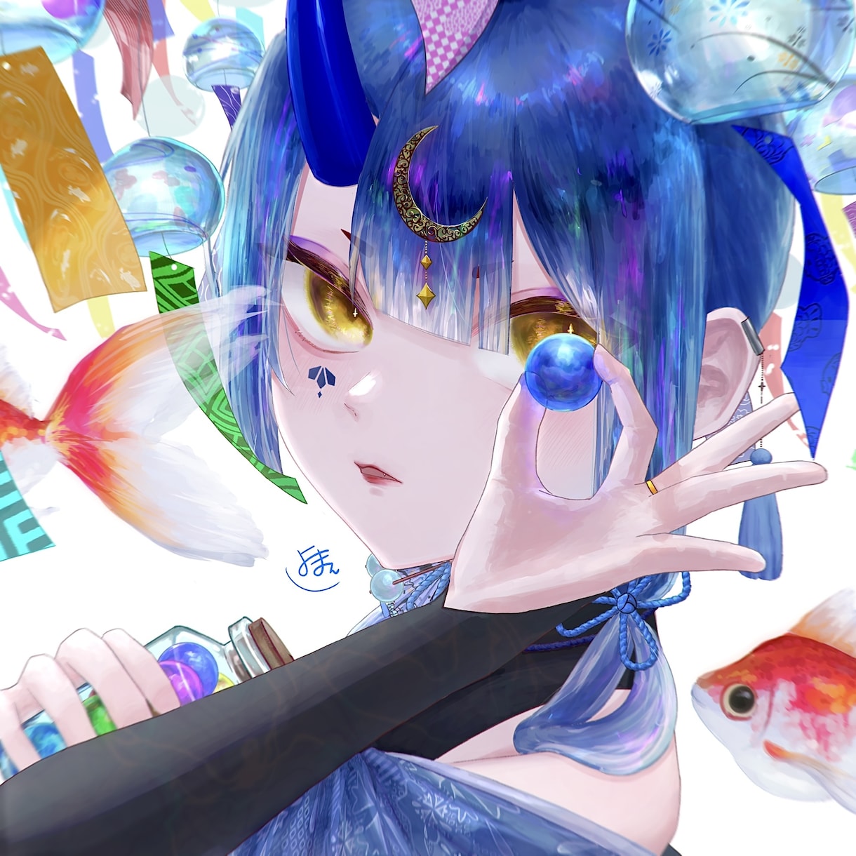 あなただけのアイコンを描きます 鮮やかな色で可愛いアイコンを描きます! イメージ1