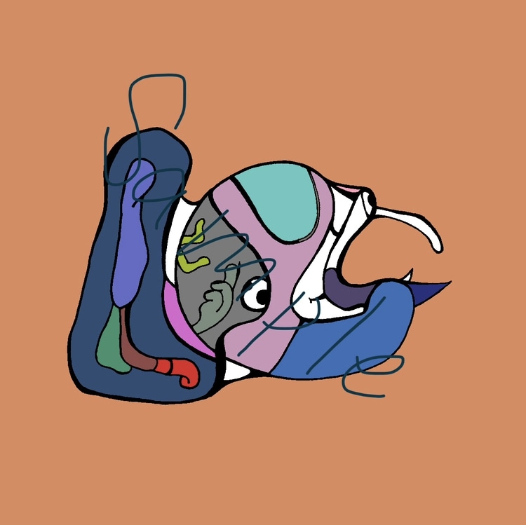 不思議かわいいキャラクターの絵を描きます アイコンやイメージキャラクターに！オリジナル個性的モンスター イメージ4
