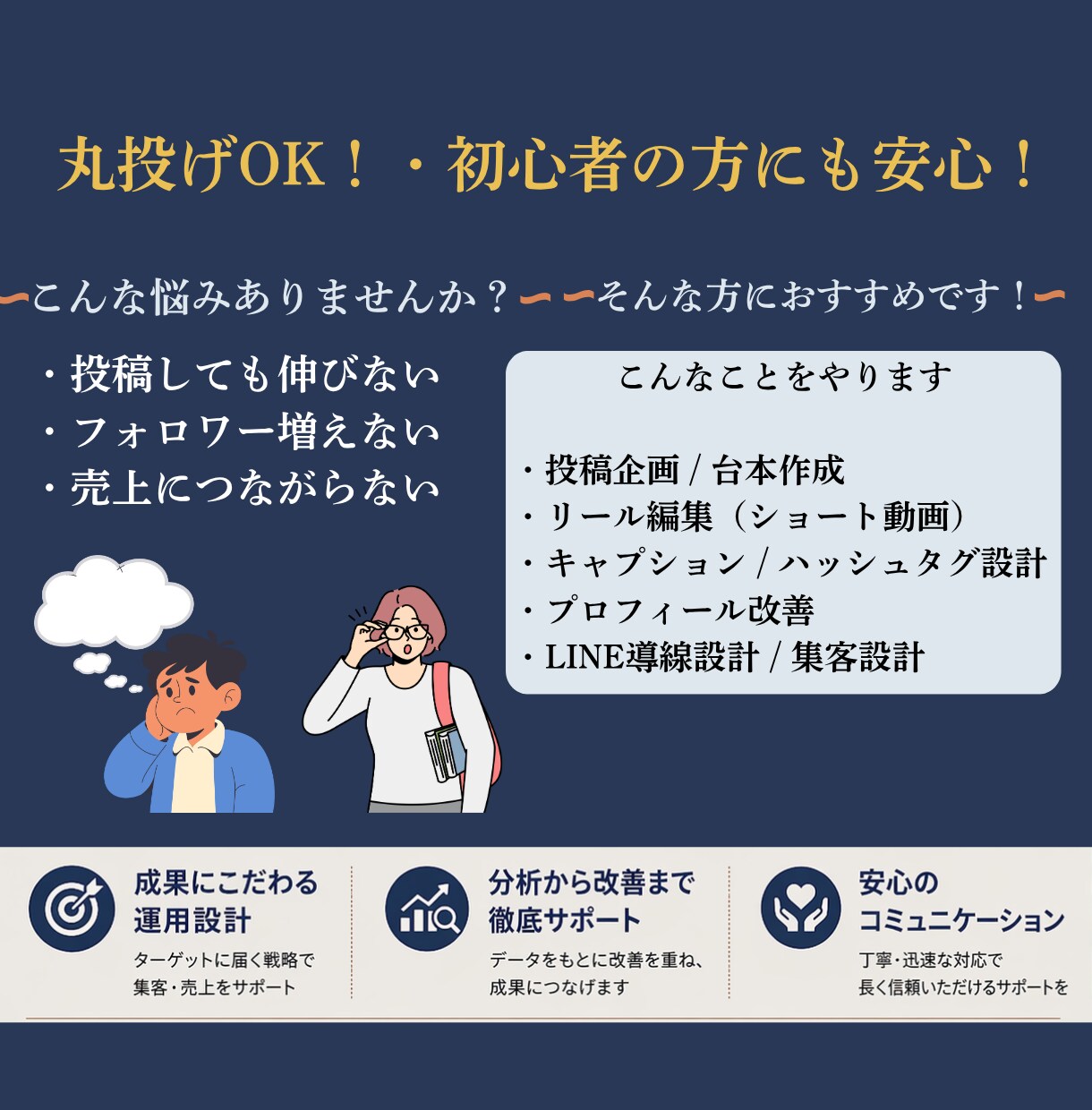 Instagramの運用代行をします 運用を通して売り上げに繋がる動線まで行います イメージ2