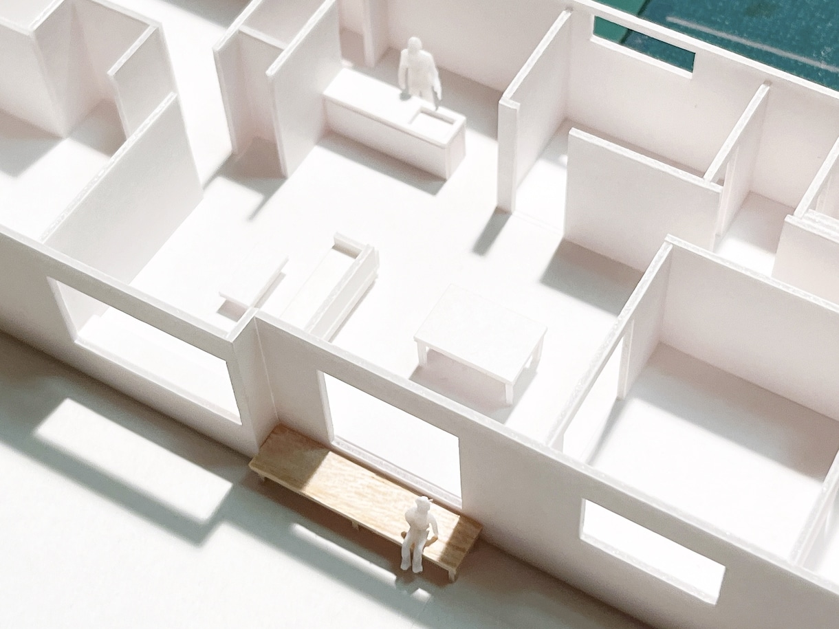 住宅設計のプレゼンで空間を模型で製作致します 図面だけでは伝わりきらない思いを模型で形にできます イメージ5