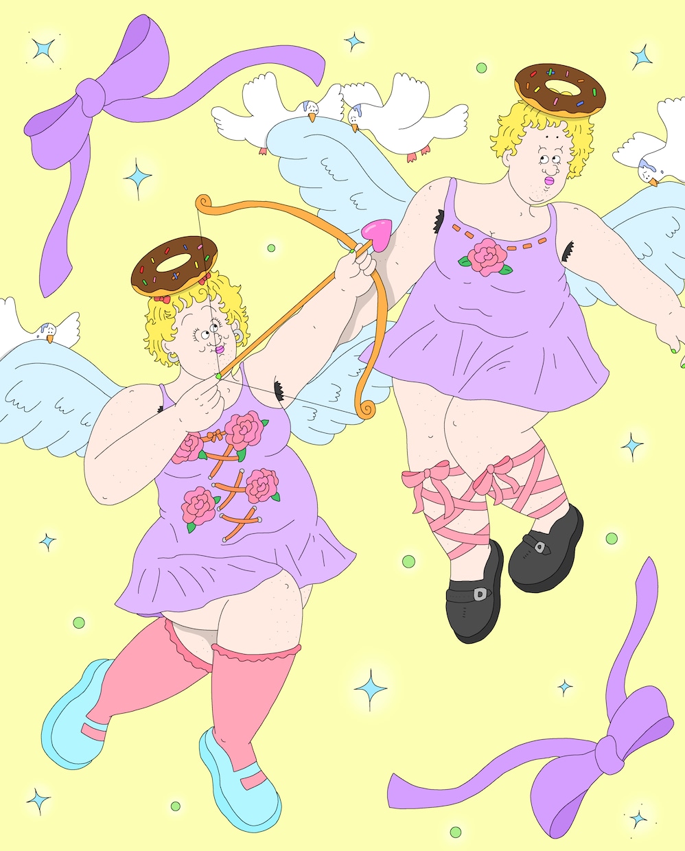 商用利用◎ポップで目を惹く可愛いイラスト描きます SNS・グッズ・挿絵・広告などポップな世界観をお届けします イメージ1