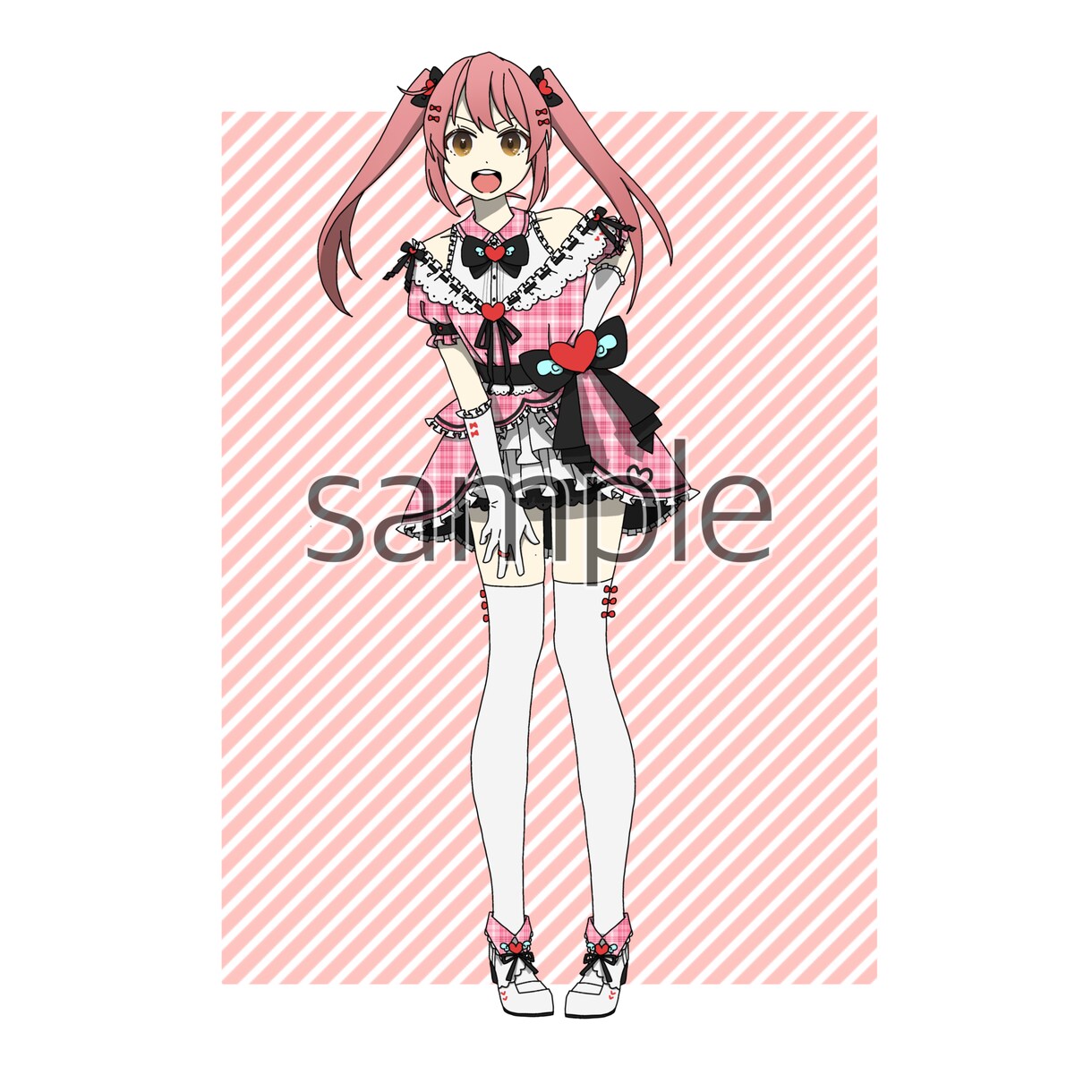 最短1日で立ち絵＋表情差分4つを制作いたします IRIAM・TRPG等で使える全身絵を描かせてください！ イメージ4